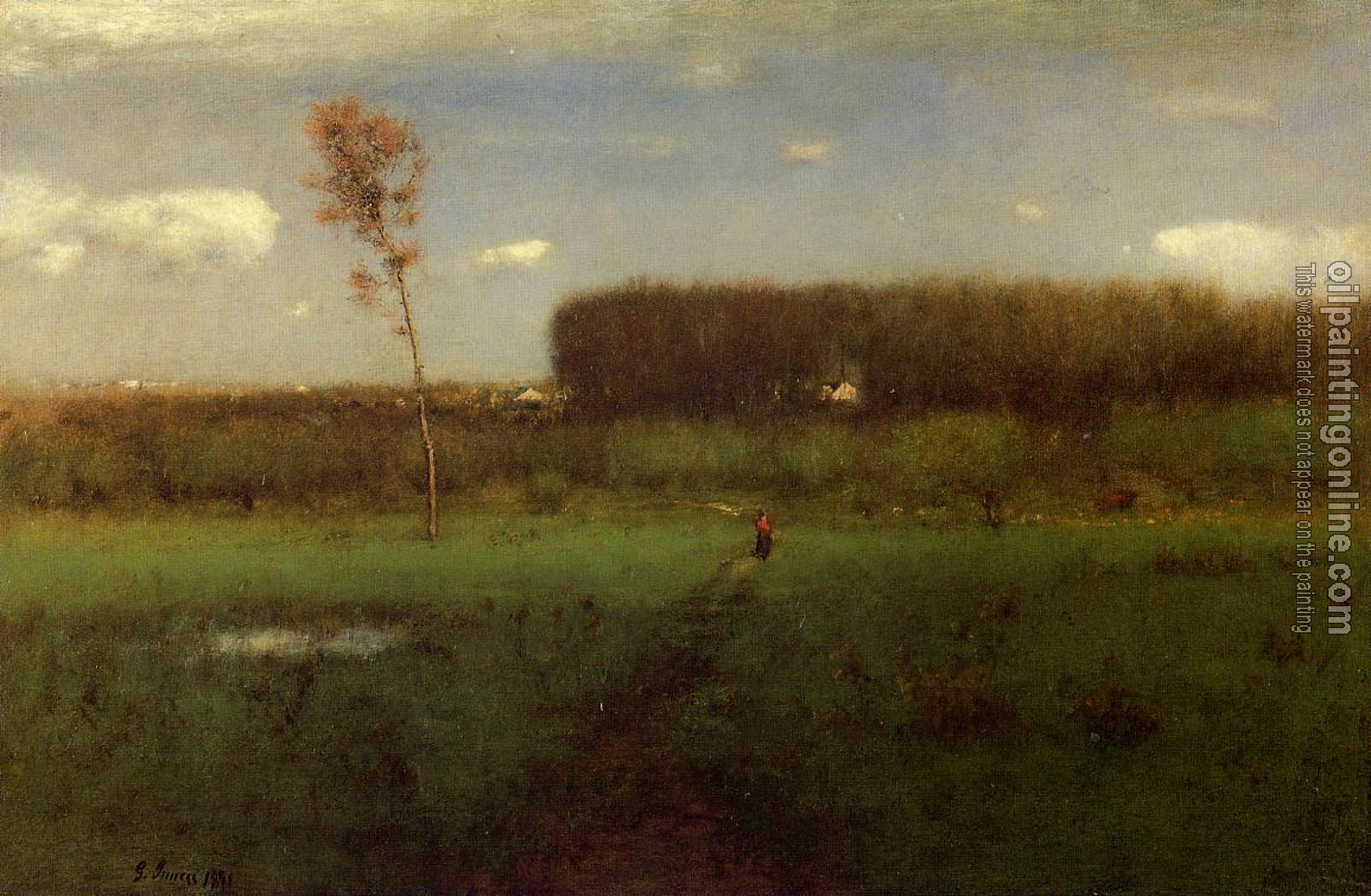 George Inness - October Noon